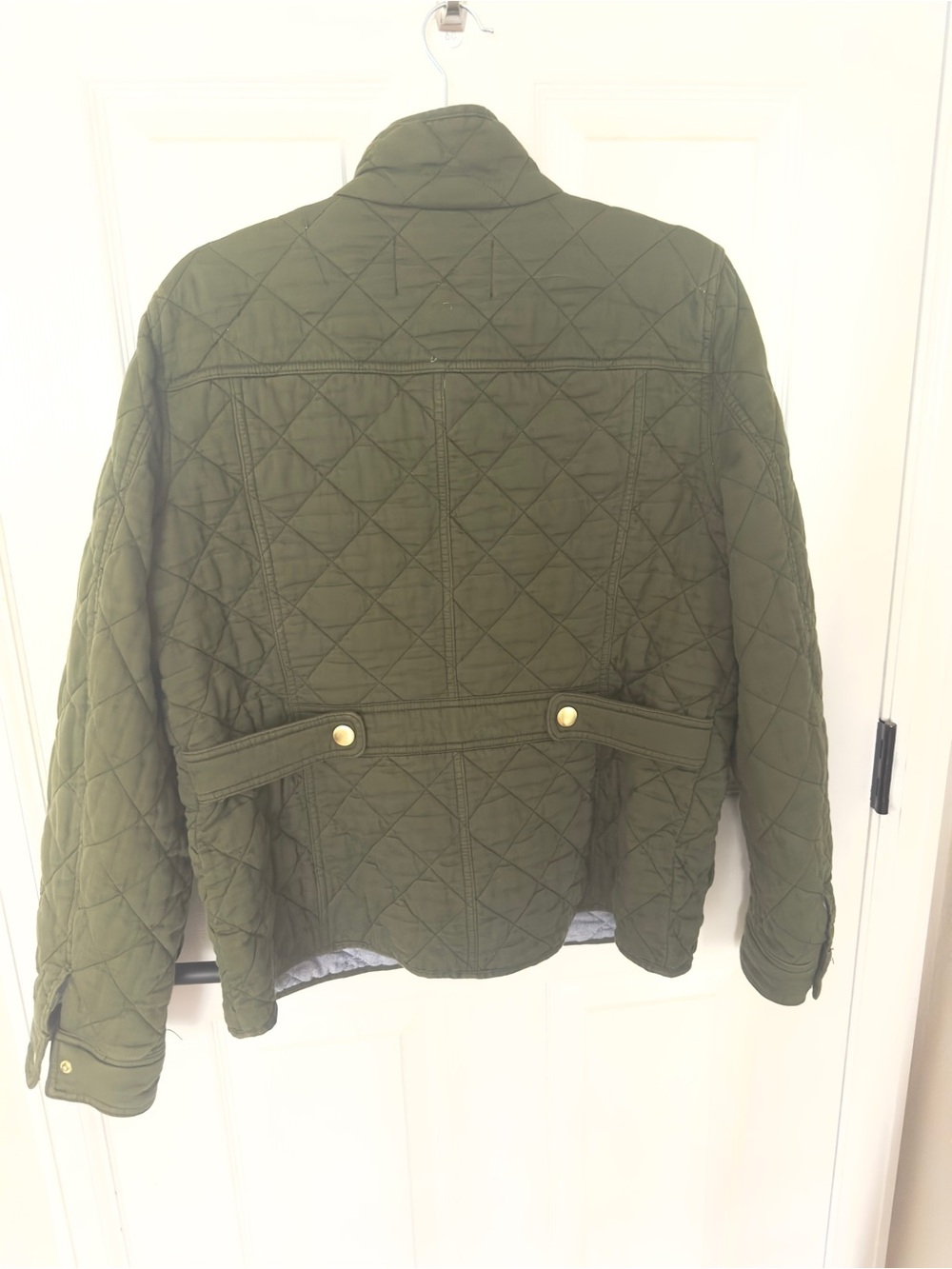 J. Crew Quilted Utility Jacket - Olive Green - Size L - Picture 3 of 6